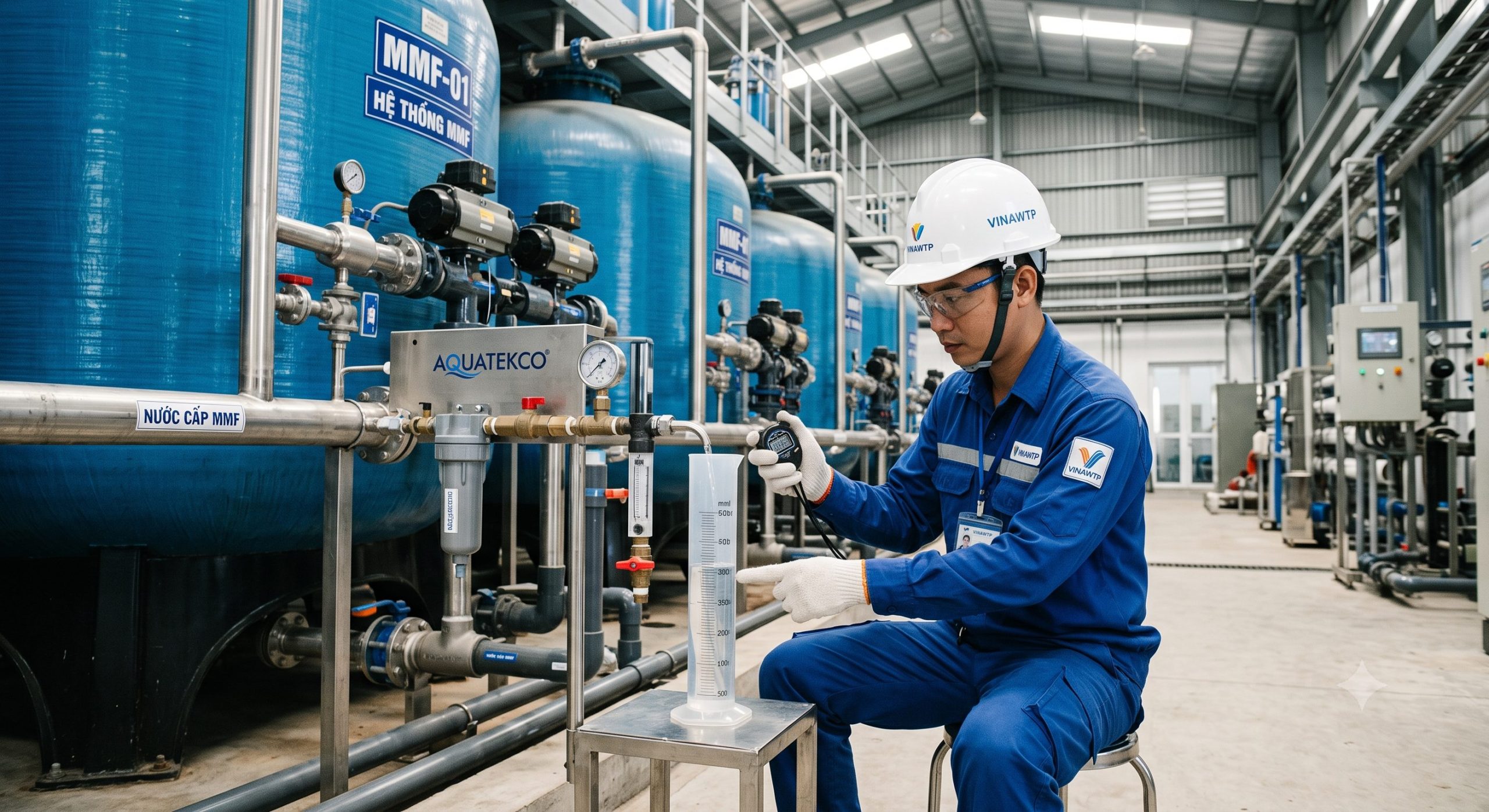 Lấy mẫu mật độ bùn SDI